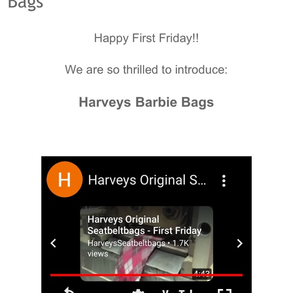 BARBIE “all dolled up” seat belt bag purse - Picture 7 of 7